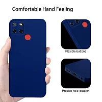 ZAMN - BLUE Silicon Soft Case Compatible For REALME C12 ( Pack of 1 )-thumb3