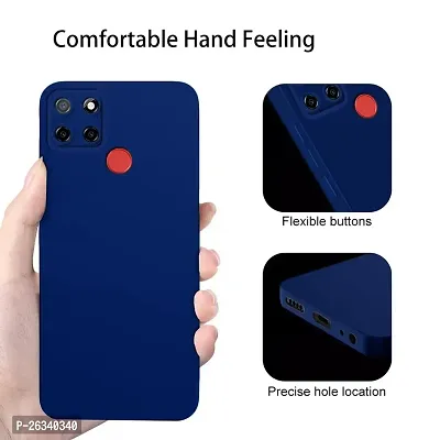 ZAMN - BLUE Silicon Soft Case Compatible For REALME C12 ( Pack of 1 )-thumb4