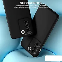 ZAMN - BLACK Silicon Soft Case Compatible For VIVO V27 ( Pack of 1 )-thumb4
