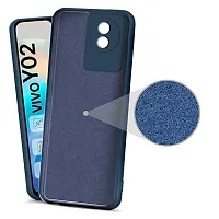 ZAMN - BLUE Silicon Soft Case Compatible For VIVO Y02T ( Pack of 1 )-thumb2