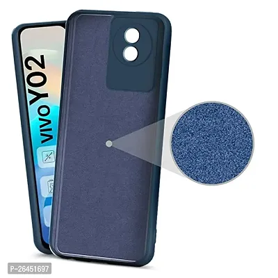 ZAMN - BLUE Silicon Soft Case Compatible For VIVO Y02T ( Pack of 1 )-thumb3