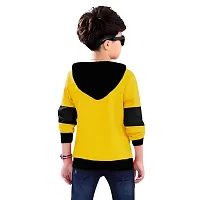 Trendy Printed Regular Fit Hooded Casual T-shirt for Boys Pack of 2-thumb1