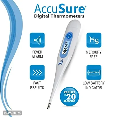 Dr diaz Waterproof Flexible Tip Digital Thermometer(White)-613 (White)-thumb0