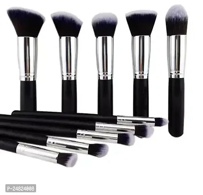 Useful Ikode Green Fix Plus Makeup Brushes 13 Set Of Brushes Pack Of 10 Pack Of 10 Green-thumb0