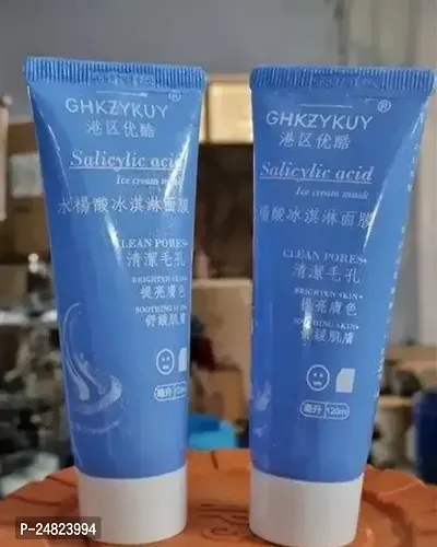 Useful Elecsera Salicylicpack Of 2 Acid Ice Cream Mask Moisturizing Application Mask-thumb0