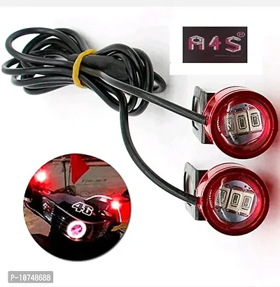 Essential Led Eagle Eye Lamp Drl Strobe Light With Flashing Handle Light Red Universal For Motorcycle Eagle Eye Lamp)