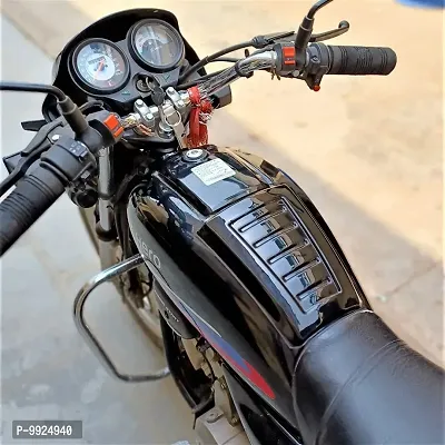 A4S SUTOMOTIVE  ACCESSORIES Splendor Bike (Tank Tie, Cover Black)-thumb0
