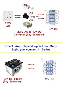 A4S 3 LED MULTI PURPOSE  MODULE LIGHT  PACK OF 10 PIECES RED COLOUR-thumb4