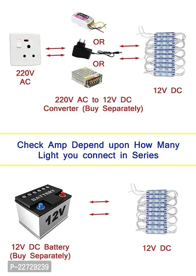 A4S 3 LED MULTI PURPOSE  MODULE LIGHT  PACK OF 10 PIECES RED COLOUR-thumb5