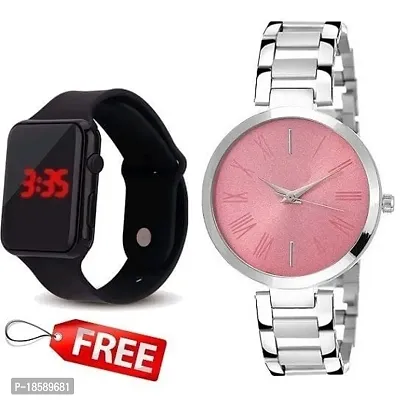 Stylish Alloy  Watches For Women Combo Of 2-thumb0