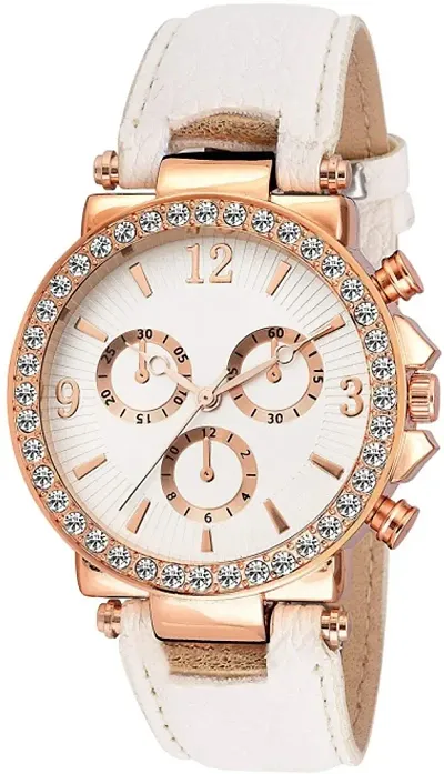 New Diamond Stud Dial Watch For Women