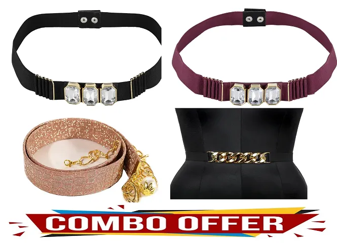 Fancy Elastic Belts For Women