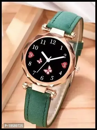 Stylish Synthetic Leather  Watches For Women-thumb0