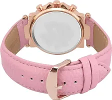 Stylish Synthetic Leather  Watches For Women Combo Of 2-thumb2