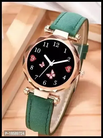 Stylish Synthetic Leather  Watches For Women-thumb3