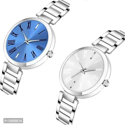 Stylish Metal  Watches For Women Combo Of 2-thumb2