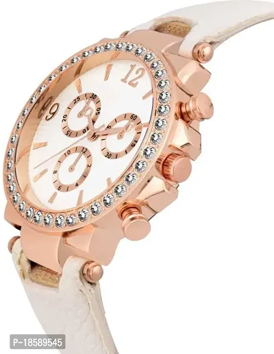 Stylish Synthetic Leather  Watches For Women Combo Of 2-thumb2