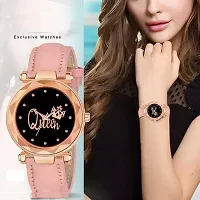 Stylish Synthetic Leather  Watches For Women-thumb1