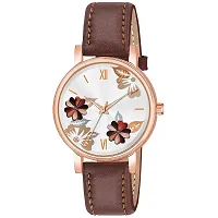 Stylish Synthetic Leather  Watches For Women Combo Of 2-thumb1