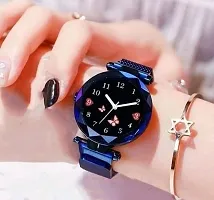 Analogue Magnet Strap Women's Girls Watch Sweet Heart with Digital watch Combo for Girl's  Women's Watch Pack of 2-thumb1