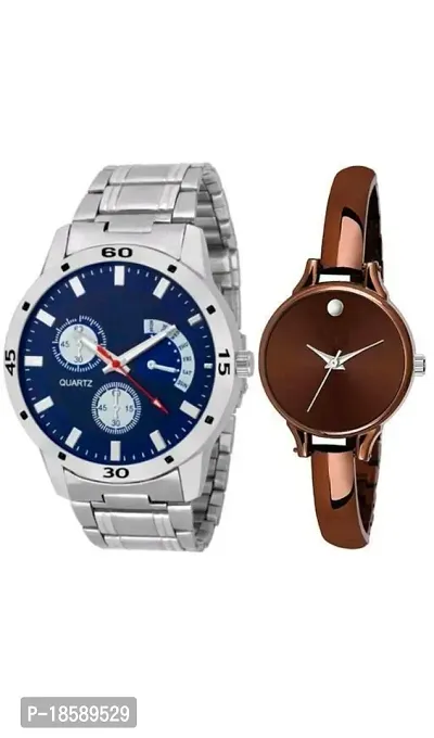 Stylish Metal  Watches For Women Combo Of 2