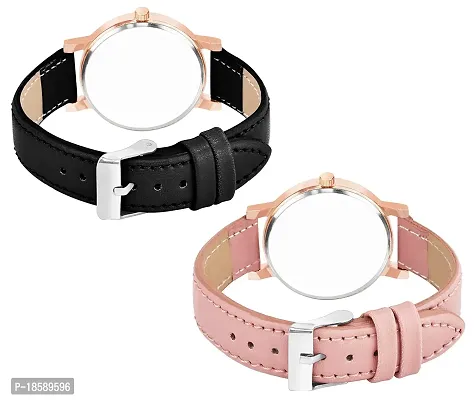 Stylish Synthetic Leather  Watches For Women Combo Of 2-thumb4