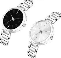 Stylish Metal  Watches For Women Combo Of 2-thumb1