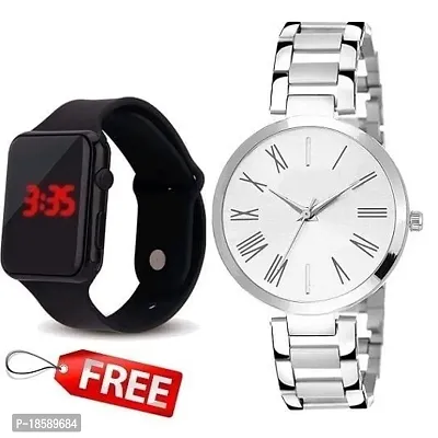 Stylish Alloy  Watches For Women Combo Of 2