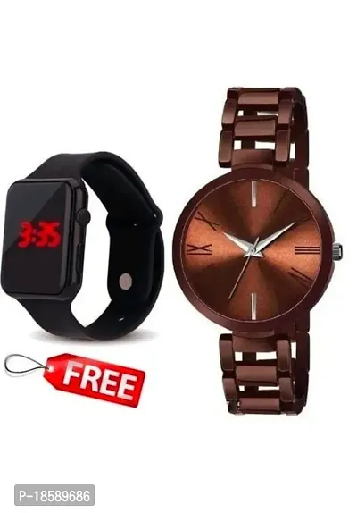 Stylish Alloy  Watches For Women Combo Of 2