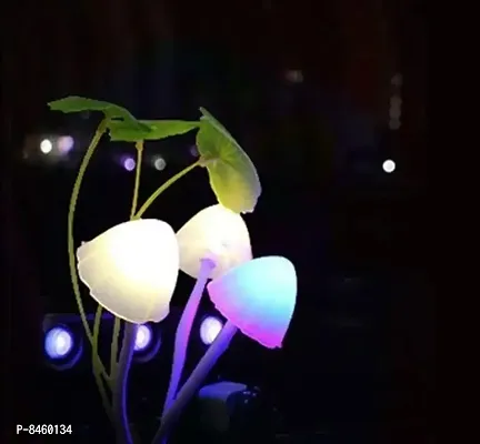 Night Light ( Sensor Led Mushroom Lamp) Pack Of 3-thumb0