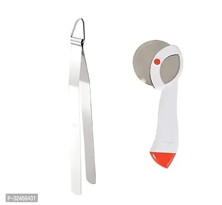 Chapati Tong And Apex Pizza Cutter 2 Pcs-thumb3