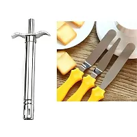 Useful Stainless Steel Gas Lighter And 3 Pieces Baking Knife Set For Icing Frosting Spatula Cake Knives-Set Of 2-thumb3