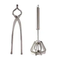 Useful Stainless Steel Pincer And Power Free Hand Blender-2 Pieces-thumb3