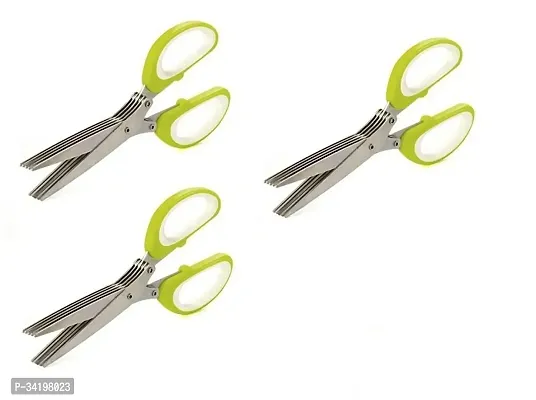 Four Multi-Functional Stainless Steel Kitchen Scissor Pack Of 3-thumb0