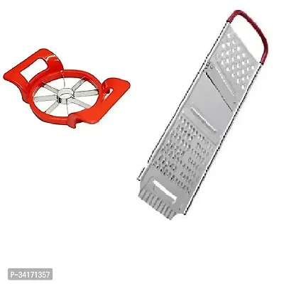 Stainless Steel Apple Cutter Cutter And Stainless Steel Multi Chippser Red Handle-thumb3