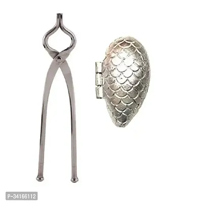 Useful Stainless Steel Pincer And Aluminium Momos Mould-2 Pieces-thumb3