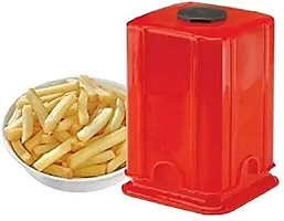 Potato Chips Cutter Slicer French Fries Maker Red Pack Of 2-thumb2