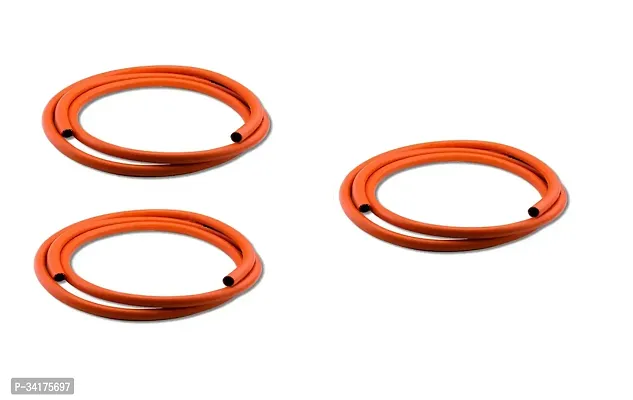 Useful High Quality ISI Marked LPG Hose Flexible Gas Pipe 1.5 Meter Each, Pack Of 3-thumb3