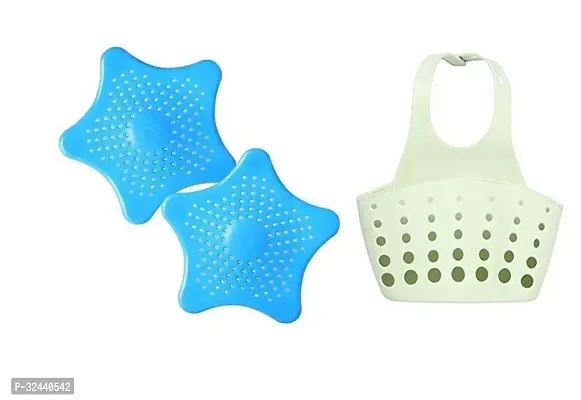 Star Shape Sink Filter Silicone Star Shaped Sink Filter Bathroom Hair Catcher 2 Pc With Kitchen And Bathroom Pack Of 3-thumb0