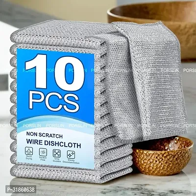 Reusable Non Scratch Dish Wash Cloth for Kitchen-thumb0