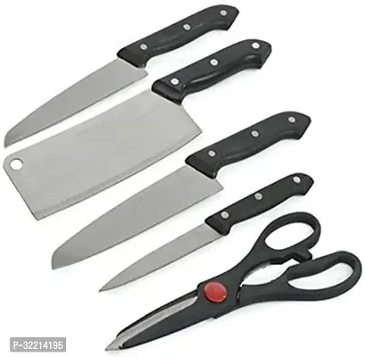 Useful Stainless Steel Kitchen 5-Pcs Knife Set-thumb3