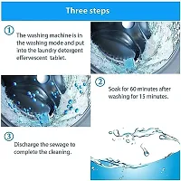 Premium Washing Machine Cleaning Tablet Descaling Powder Tablets Washing Machine Deep Cleaner Deep Cleaner Tablet All Front and Top Load (3 Count (Pack Of 3) REFRESH BLUE)-thumb1