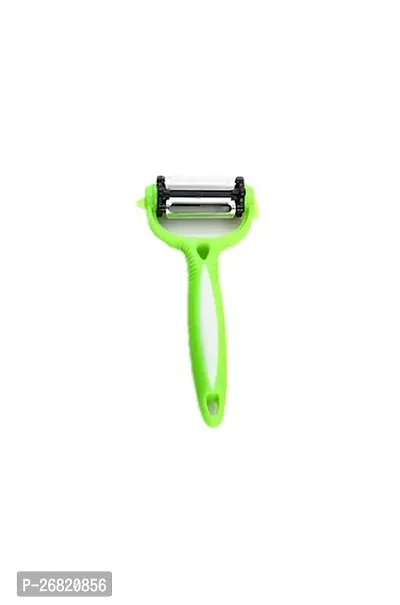 Stainless Steel Peeler Serrated Edge Kitchen Tool For Home Green-thumb0