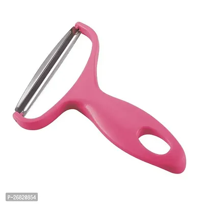 Stainless Steel Peeler Serrated Edge Kitchen Tool For Home Pink-thumb0