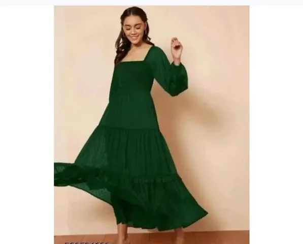 Maxi Chiffon Dress for women