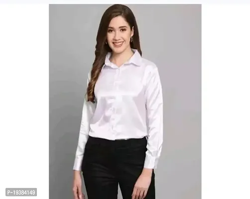 Elegant Satin Top For Women-thumb0