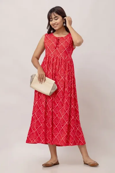 Attractive Rayon Anarkali Kurta For Women