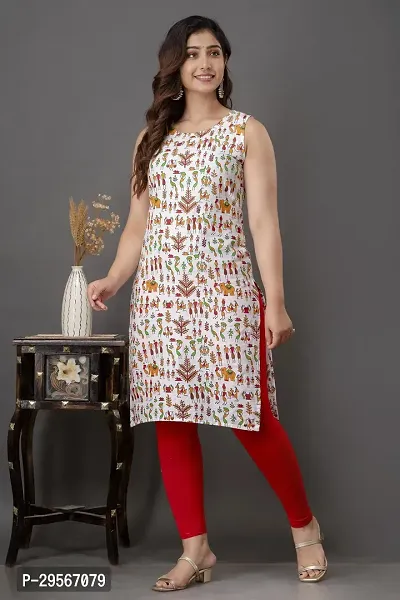 Fancy Cotton Printed Kurtas For Women-thumb0