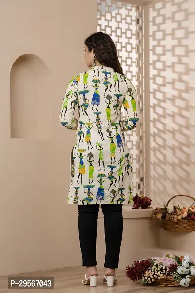 Fancy Cotton Printed Kurtas For Women-thumb2