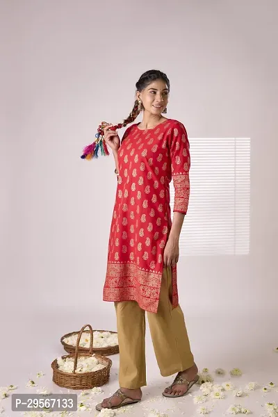 Fancy Cotton Printed Kurtas For Women-thumb3